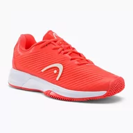 Buty sportowe damskie - Buty do tenisa damskie HEAD Revolt Pro 4.0 Clay coral/white - miniaturka - grafika 1