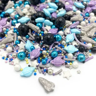 Posypka cukrowa Cosmic Galaxy mix, 90 g Happy Sprinkles - Dodatki do ciast w proszku - miniaturka - grafika 1