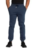 Spodenki męskie - JP 1880, Męskie spodnie dresowe duże rozmiary, Matowy niebieski, 3XL - miniaturka - grafika 1