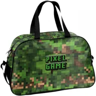 Torby szkolne - Piksele Torba Sportowa Minecraft Na Basen Podróżna Chłopięca Wycieczkowa - miniaturka - grafika 1