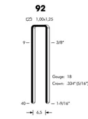 Gwoździarki i zszywacze - OMER Zszywka 92/30 (H-30)(8800) - miniaturka - grafika 1