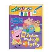 Książki edukacyjne - Świnka Peppa. Akcja Kreacja. Zestaw małego artysty - miniaturka - grafika 1