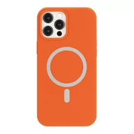 Etui i futerały do telefonów - Etui silikonowe Mercury do iPhone 12 mini 5,4" pomarańczowy - miniaturka - grafika 1