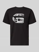 Koszulki męskie - T-shirt o kroju regular fit z nadrukiem z logo model ‘icon’ - miniaturka - grafika 1