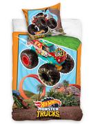 Pościel dla dzieci - Pościel 140x200 bawełniana Hot Wheels monster-truck - miniaturka - grafika 1