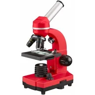 Mikroskopy i lupy - Mikroskop Bresser Junior Biolux SEL 40–1600x, czerwony - miniaturka - grafika 1