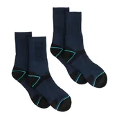 Skarpetki damskie - Regatta Skarpety damskie Blister Protect II Czarno-szary, Rozmiar: 39-42 - miniaturka - grafika 1