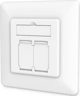 Pozostałe akcesoria sieciowe - Digitus ZUB Digitus CAT 6A Klasse EA Netzwerkdose DN-9010/8-2 - miniaturka - grafika 1