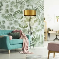 Lampy stojące - NOWOCZESNA LAMPA PODŁOGOWA CZARNO ZŁOTA TRÓJNÓG AUDREY MIRROR - miniaturka - grafika 1