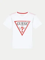 Moda i Uroda OUTLET - Guess T-Shirt L73I55 K8HM0 Biały Regular Fit - miniaturka - grafika 1