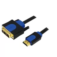 Adaptery i przejściówki - Logilink Kabel adapter CHB3103 HDMI > DVI, 3m CHB3103 - miniaturka - grafika 1