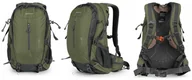 Plecaki - WENTYLOWANY PLECAK GÓRSKI BERGSON ADAL POJEMNOŚĆ 35L OLIWKOWY - miniaturka - grafika 1