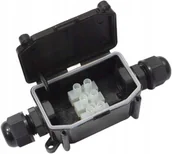 Akcesoria do oświetlenia - Złącze hermetyczne do naświetlaczy ogrodowe puszka IP68 SuperLED - miniaturka - grafika 1