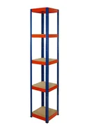 Szafy i regały magazynowe - Regał Helios magazynowy metalowy HNO_196X030X30_5_0WZ ilość półek 5 nośność 175 kg / Wamar-Sosenka - miniaturka - grafika 1
