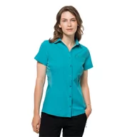 Koszule damskie - Koszula damska PEAK SHIRT W dark aqua - XS - miniaturka - grafika 1