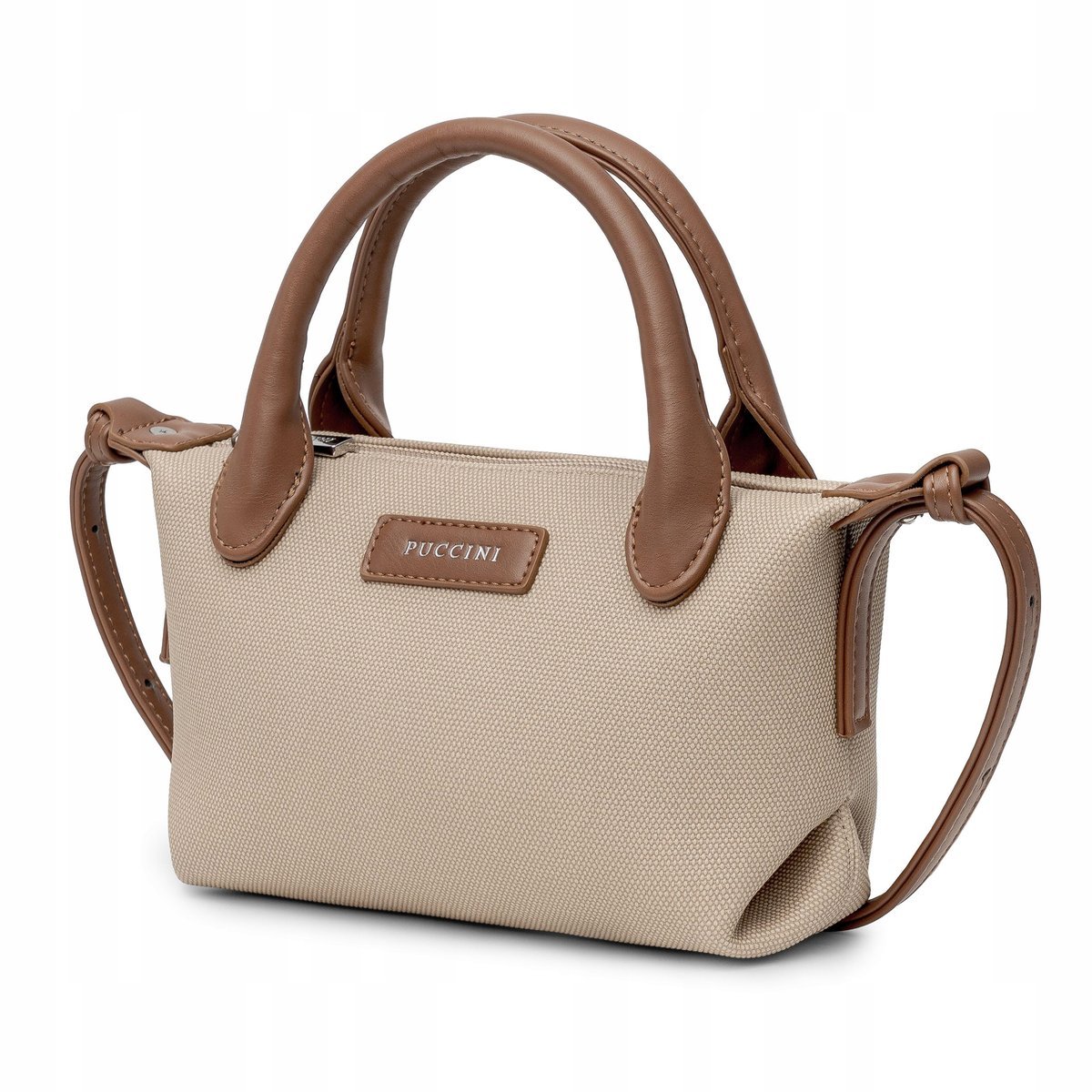 PUCCINI Torebka Damska Listonoszka Miejska Elegancka Na Pasku BK1261011M-2