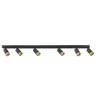 Lampy sufitowe - Lampa sufitowa GOLDLUX Arras 6 323576 Czarno-złoty - miniaturka - grafika 1