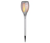 Lampy ogrodowe - Globo 33077S - LED Oświetlenie solarne SOLAR LED/3,6W/3V 1800K IP44 chrom - miniaturka - grafika 1