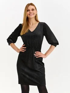 Sukienka damska czarna - SSU4525CA sukienka - TOP SECRET - Odzieżowy sklep internetowy TOP SECRET - Sukienki - miniaturka - grafika 1