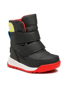 Buty dla chłopców - Sorel Śniegowce Toodler Whitney II Strap Wp NV3919-093 Szary - grafika 1