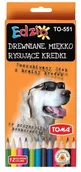 Długopisy - Kredki trójkątne Edzio 12 kolorów - TOMA - miniaturka - grafika 1