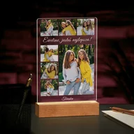 Ramki na zdjęcia - Lampka ramka L z wydrukiem na szkle akrylowym i podświetleniem LED - miniaturka - grafika 1