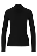 Koszulki i topy damskie - HUGO Women's Dinelane Jersey_TOP, Black1, XL - miniaturka - grafika 1