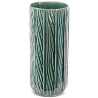 Wazony i flakony - Wazon Ceramiczny Rea 12X12X28 Zielony - miniaturka - grafika 1