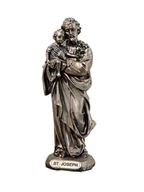 Figurki dekoracyjne - ŚW. JÓZEF Z JEZUSEM NA RĘKU PREZENT FIGURKA VERONESE 8,5 CM - miniaturka - grafika 1