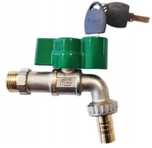 Zawory i kraniki - EFFEBI VIVA Zawór czerpalny 1/2" zamykany na klucz - miniaturka - grafika 1