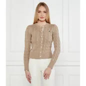 Swetry damskie - POLO RALPH LAUREN Kardigan | Slim Fit - miniaturka - grafika 1