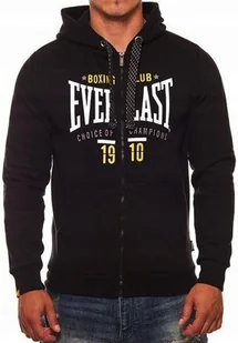 BLUZA MĘSKA EVERLAST 1910 ZIP CZARNA Z KAPTUREM ROZPINANA ROZMIAR S - Bluzy męskie - miniaturka - grafika 1