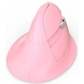 Myszki - Delux M618Mini DB BT+2.4G 2400DPI (różowa) - miniaturka - grafika 1