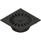 Inne akcesoria dekarskie - Odpływ punktowy wpust żeliwny podłogowy 250x250 mm Standartpark - miniaturka - grafika 1