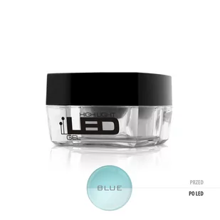 Silcare High Light Led Gel średniogęsty jednofazowy żel do paznokci Blue 15g - Żele do paznokci - miniaturka - grafika 1