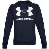 Bluzy sportowe męskie - Męska bluza Under Armour Rival Fleece Big Logo HD (22) Rozmiar: XXL / Kolor: zielony - miniaturka - grafika 1