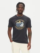 Koszulki męskie - Quiksilver T-Shirt Ev Three Seas Ss EQYZT08051 Granatowy Regular Fit - miniaturka - grafika 1