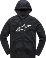 Bluzy męskie - Alpinestars Bluza z kapturem ALPINESTARS AGELESS II ZIP HOODIE, Black/White Rozmiar: XL - miniaturka - grafika 1