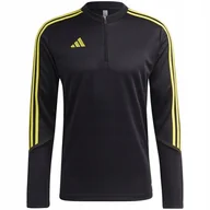 Bluzy męskie - Bluza męska adidas Tiro 23 Club Training Top czarno-żółta IC1579 2XL - miniaturka - grafika 1