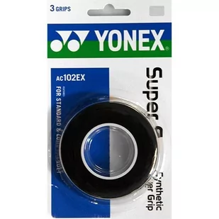 Yonex Super Grap (3 szt.) - black AC102EX-BK - Tenis ziemny - miniaturka - grafika 1