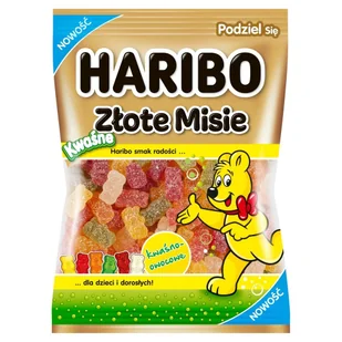 Haribo Złote Misie Kwaśne 160G - Batoniki - miniaturka - grafika 1
