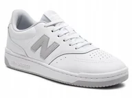 Sneakersy męskie - Buty męskie sneakersy New Balance BB80GRY 44 białe - miniaturka - grafika 1