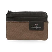 Koszulki i topy damskie - Pepe Jeans Hilltop, Brązowy, única, portmonetka - miniaturka - grafika 1