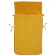 Śpiworki dla dzieci - Jollein Jollein Jollein Śpiworek oddychający do wózka i fotelika Basic Knit OCHER 8717329355415 - miniaturka - grafika 1