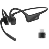 Słuchawki - Shokz OPENCOMM2 USB-C czarne - miniaturka - grafika 1