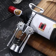 Korkociągi i otwieracze - Otwieracz do wina, korkociąg, korkociąg do wina, otwieracz do butelek, ściągacz do korków, zmywacz do korków - miniaturka - grafika 1