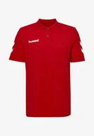 Koszulki męskie - Koszulka T-shirt sportowa męska polo czerwona Hummel Core Hybrid Poly r.2XL - miniaturka - grafika 1