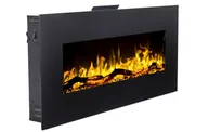 Kominki elektryczne - Kominek elektryczny LED Albion 42" czarny - miniaturka - grafika 1