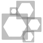 Szablony malarskie - Szablony Malarskie Wielokrotne 5 szt. // Miód - miniaturka - grafika 1