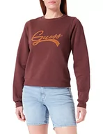Bluzy damskie - Guess Tinca bluza damska, brązowy, L - miniaturka - grafika 1